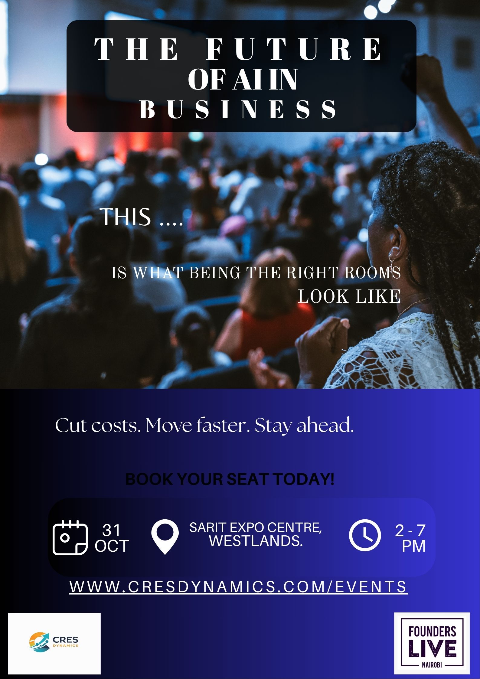 Event poster - CRES AI event